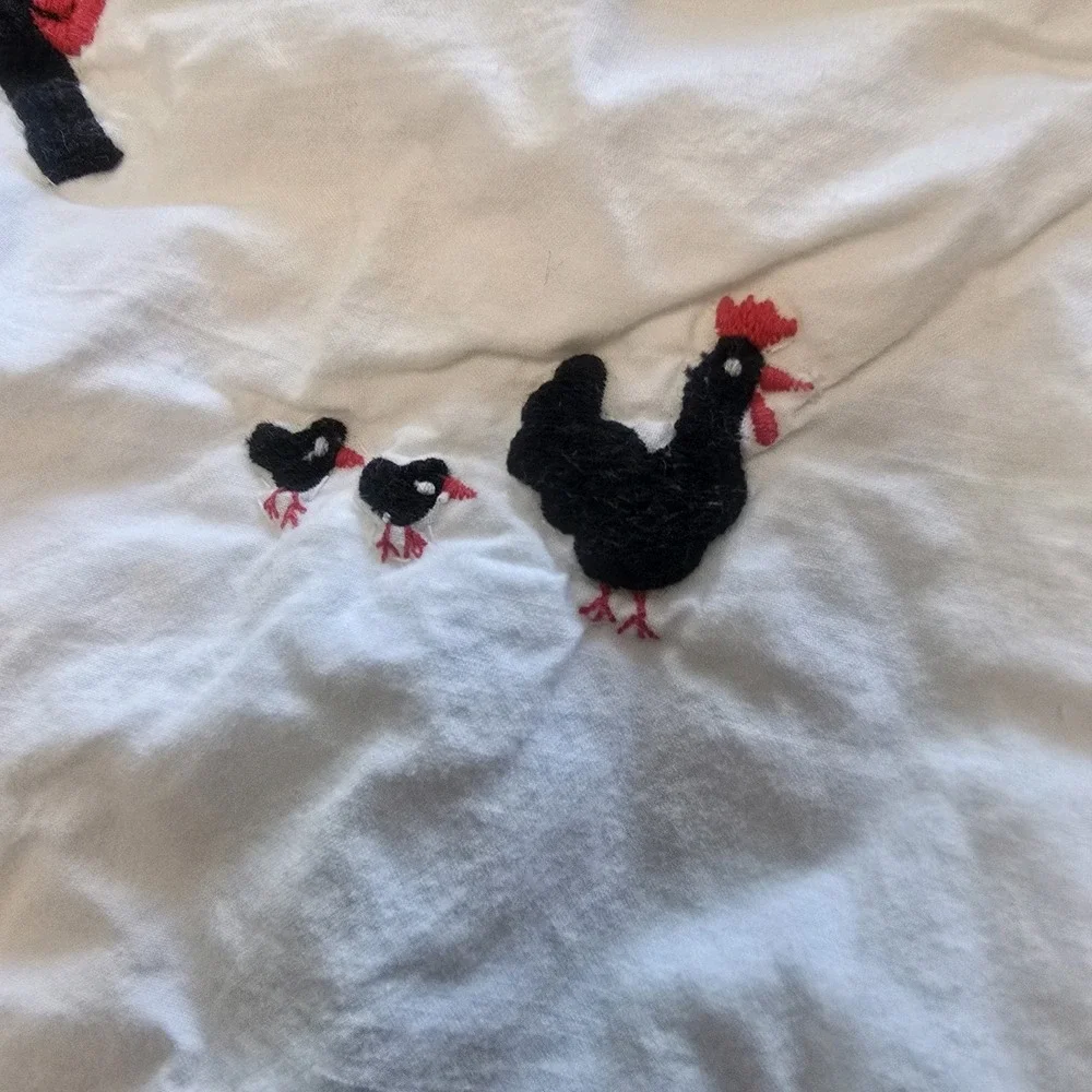 Rare Garnet Hill Kids Twin Size Quilt Blanket Farm Animals Theme Adorable EUC